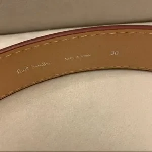 Paul Smith | Accessories | Paul Smith Leather Belt Wine Red  display picture 2